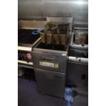 Anets twin basket commercial fryer