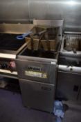 Anets twin basket commercial fryer