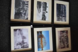 14 framed local history photographs/prints of Ringland, The Swan Inn and surrounding area