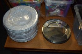 15, 12 inch serving plates