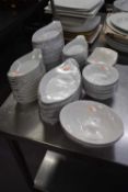 Approx 45 mixed serving dishes and bowls