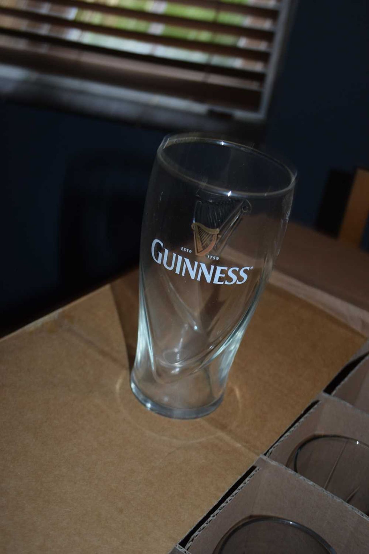 Box containing 18 branded Guinness pint glasses - Image 3 of 3