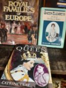 8 Royalty related books to include Queen Mary by James Pope-Hennessy, The Pageant of the Century etc