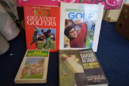 Alan Doyle sports collection, golf books x 12 [our ref: 365a]