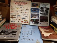 Approx 40 titles on aviation and aircraft magazines and books (604)