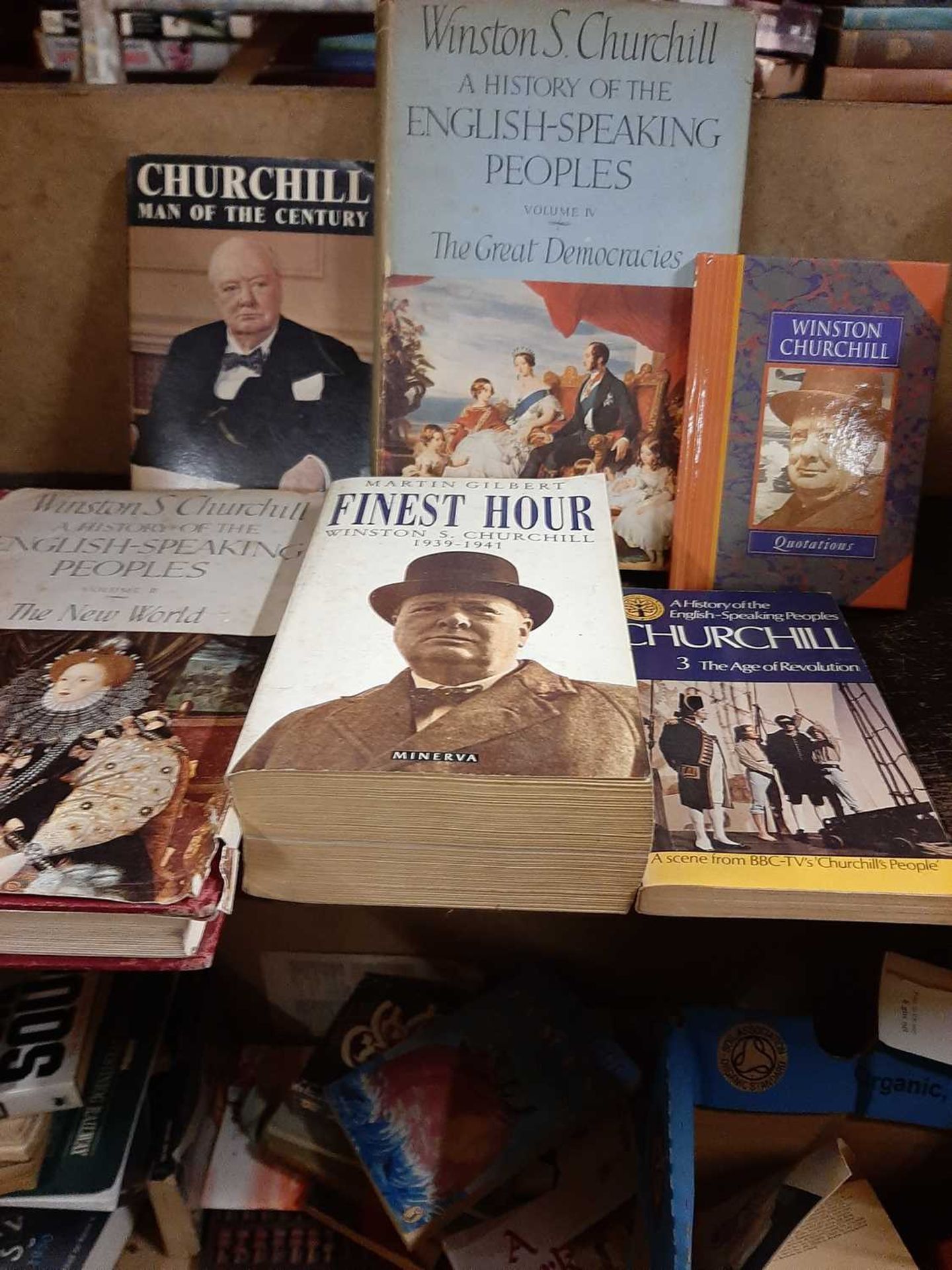 Large Winston Churchill collection of various books on his life (great collection of 48 titles) [our - Image 3 of 6