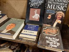 10 music related books [our ref: 464a]
