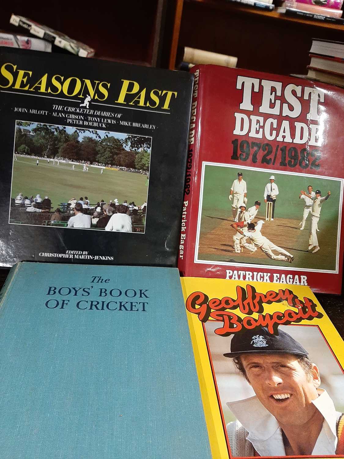 20 cricket interest books to include Parsons Pitch by David Shepherd, Denis Compton's annual etc [ - Image 3 of 3