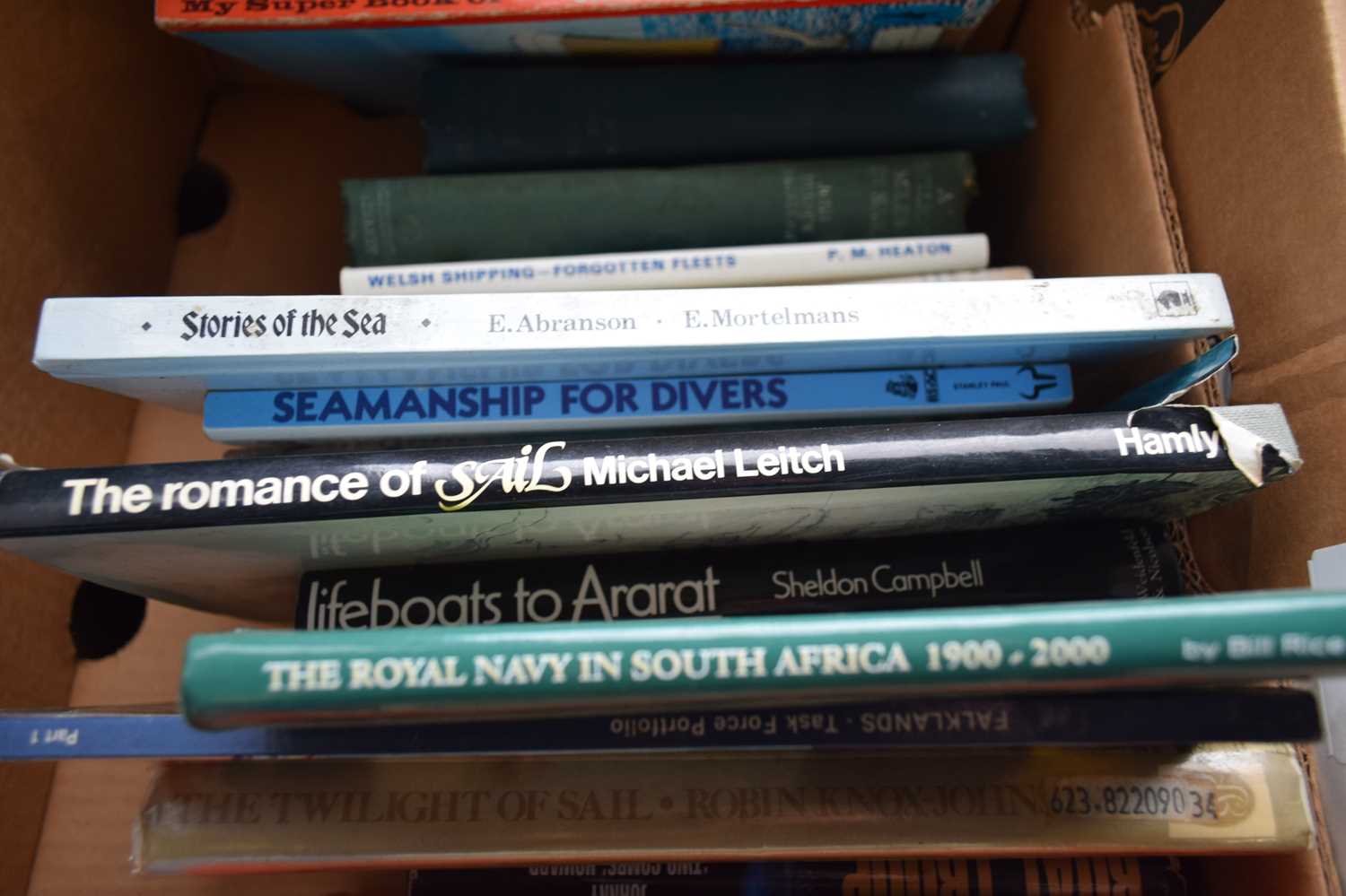 Approx 20 books on shipping and boating to include On Stranger Tides by Tim Powers, A Million - Image 4 of 4