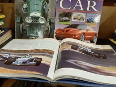 14 mainly large format books relating to motor cars to include Modern Motor Engineer 1963 vols 1 and