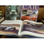 14 mainly large format books relating to motor cars to include Modern Motor Engineer 1963 vols 1 and