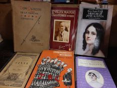 16 literature books including Jane Austen etc [our ref: 518b]