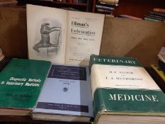 Mixed lot to include eight veterinary books, six medical books, (14) including A Practice of