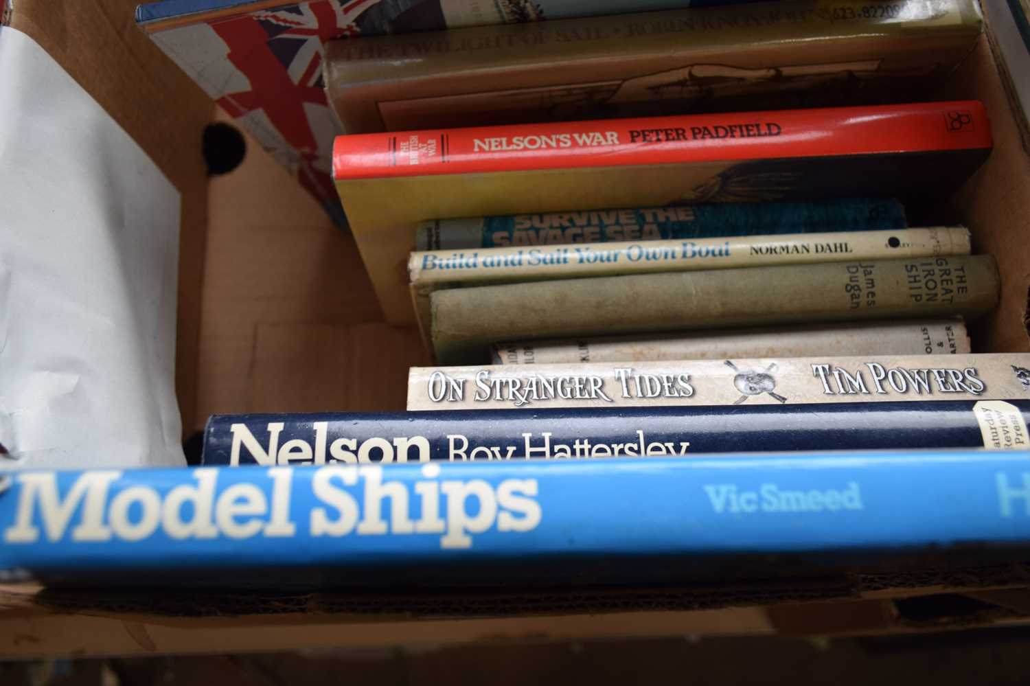 Approx 20 books on shipping and boating to include On Stranger Tides by Tim Powers, A Million - Image 2 of 4