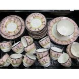 A Royal Doulton series ware teaset for twelve, ove