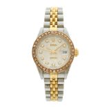 Rolex, a stainless steel and 18ct gold Oyster Perpetual Datejust bracelet watch, circa 2000