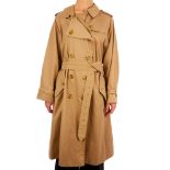 Burberry, a women's classic trench coat
