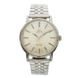 Omega, a stainless steel Geneve automatic bracelet watch