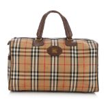 Burberry, a vintage weekend travel bag