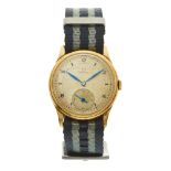 Omega, a rare 14ct gold wrist watch, circa 1934