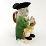 A Ralph Wood family creamware Toby Jug of 'Mould 51' type circa 1780