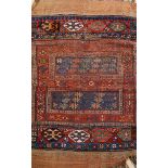A Persian Bakhtiari saddle rug, 180 by 108cm