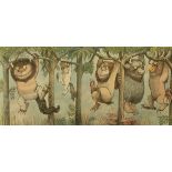 Maurice Bernard Sendak (American, 1928-2012), four coloured prints from 'Where the Wild Things Are',