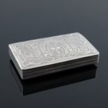A Dutch silver box