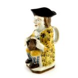 A pearlware Toby jug