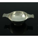 An Elizabeth II Scottish silver quaich, Francis Howard Ltd, Edinburgh 1991