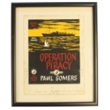 William Randell (British, 20th Century), original Crime Club artwork for 'Operation Piracy' by