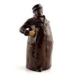 A Royal Doulton Kingsware figural whisky jug