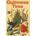 Guinness Time, Christmas advertising poster with artwork designed by John Thomas Young Gilroy, 1958,