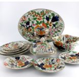 An Ironstone part dinner service