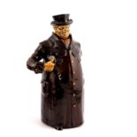 A Royal Doulton Kingsware miniature figural whisky jug