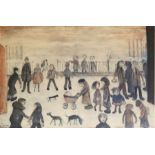 Laurence Stephen Lowry R.B.A. R.A. (British, 1887-1976), The Park, limited edition colour print,