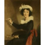 George Sidney Hunt (British, 1856-1917), self portrait of the French artist Elizabeth Louise Vigee