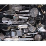 A collection of silver, plate and metal ware, to i