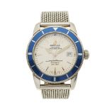 Breitling, a stainless steel Super Ocean Heritage 42 bracelet watch
