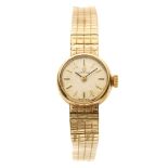 Omega, a 9ct gold bracelet watch