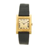 Bueche-Girod, a 1960s 18ct gold wrist watch