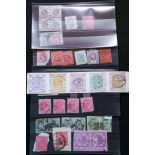 World Issues, stock page mixed stamps, interesting Hong Kong official stamp duty stamps, India, Gilb