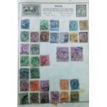 World Issues, Triumph Illus stamp album with MAP. World issues A-Z inc early GB & other stamps. Hund