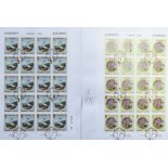 Thematics - Europa, Guernsey sets in full sheets on First Day Covers 1986 and 1987 (5 Covers)