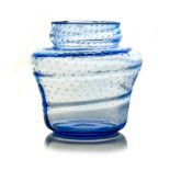 William Wilson for Whitefriars, a Sapphire blue glass vase