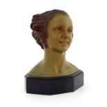Demetre Chiparus, Julienne Lullier, an Art Deco bronze bust