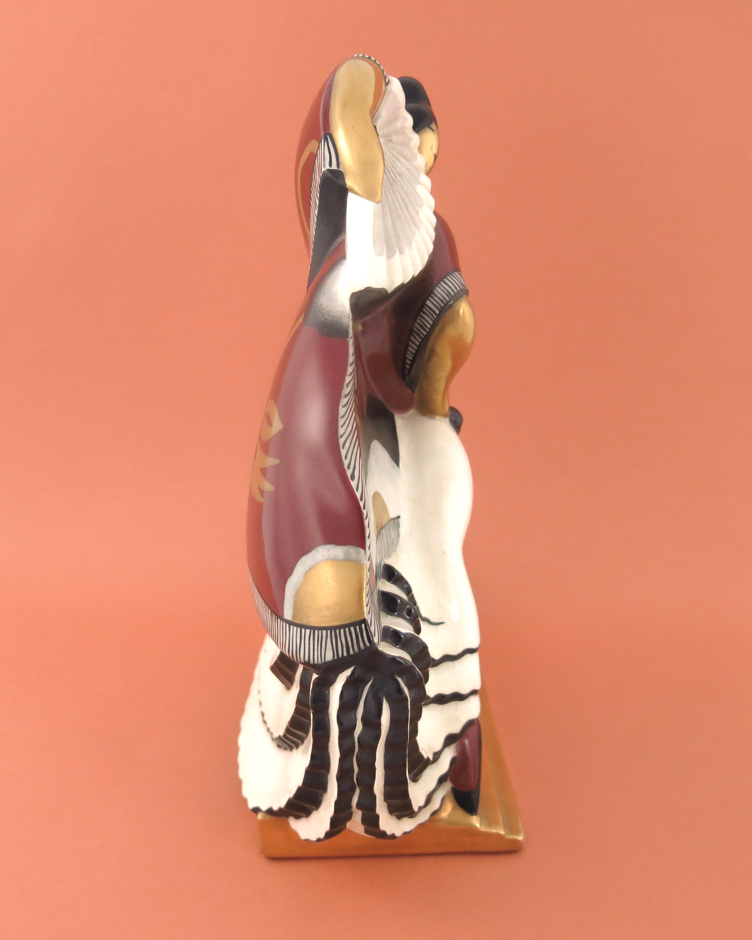 Robj (attributed) for Primavera, an Art Deco figure, Spanish Dancer - Image 3 of 5