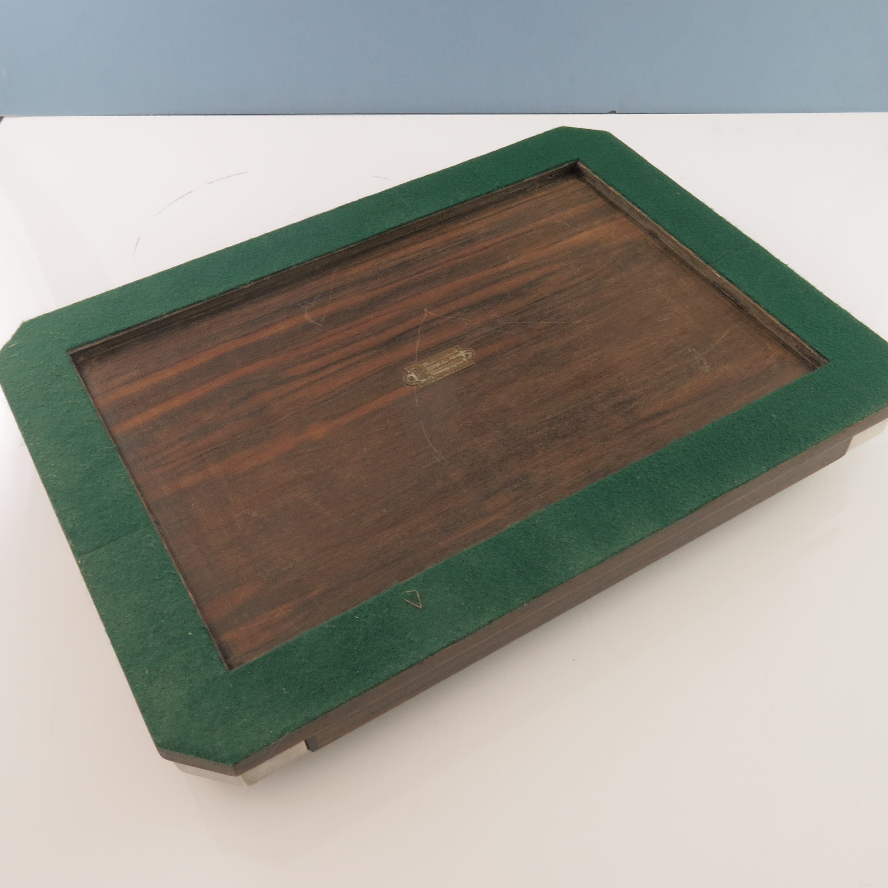 Waring and Gillow, an Art Deco macassar and chrome tray - Image 5 of 5