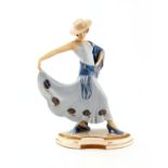 Schaff for Royal Dux, an Art Deco figure of a Spanish lady