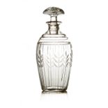 Ludwig Kny for Stuart, an Art Deco cut glass decante